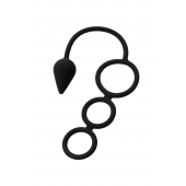 Тройное эрекционное кольцо с анальным хвостом Drop S-size - Erotist Adult Toys - в Подольске купить с доставкой