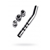 Металлический анальный душ с тремя насадками - ToyFa - купить с доставкой в Подольске