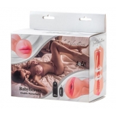 Двусторонний мастурбатор с вибропулей Satisfaction Babylicious - Lola Games - в Подольске купить с доставкой