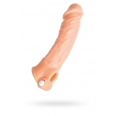 Удлиняющая насадка на пенис с вибрацией - 18,5 см. - ToyFa - в Подольске купить с доставкой