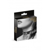Узенький ошейник из полиуретана с кольцом - Bijoux Pour Toi - купить с доставкой в Подольске