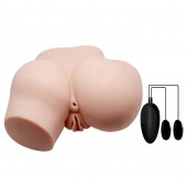 Телесный полуторс с двумя любовными тоннелями и вибрацией - Baile - в Подольске купить с доставкой