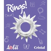Прозрачное эрекционное кольцо Rings Cristal - Lola Games - в Подольске купить с доставкой