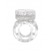 Прозрачное эрекционное кольцо с вибрацией Rings Axle-pin - Lola Games - в Подольске купить с доставкой