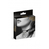 Черный чокер с двумя кольцами - Bijoux Pour Toi - купить с доставкой в Подольске
