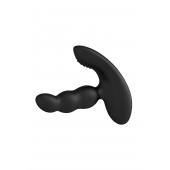 Черный силиконовый стимулятор простаты Levett Nitoc с пультом ДУ - Levett - в Подольске купить с доставкой