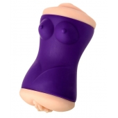 Двухсторонний мастурбатор JOS YARA в фиолетовой колбе - JOS - в Подольске купить с доставкой