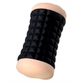 Двухсторонний мастурбатор JOS JANICE в черном цилиндре - JOS - в Подольске купить с доставкой