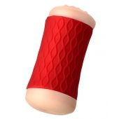 Двухсторонний мастурбатор JOS  NADIN в красном цилиндре - JOS - в Подольске купить с доставкой