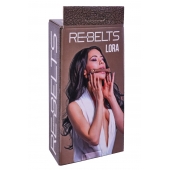 Кляп-трензель Lora с металлическими кольцами - Rebelts - купить с доставкой в Подольске