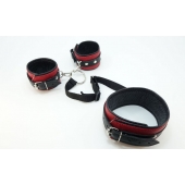 Кожаный БДСМ-набор - БДСМ Арсенал - купить с доставкой в Подольске