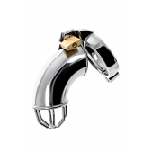 Серебристый мужской пояс верности TOYFA Metal - ToyFa - купить с доставкой в Подольске