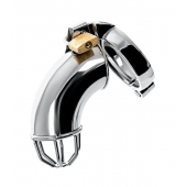 Серебристый мужской пояс верности TOYFA Metal - ToyFa - купить с доставкой в Подольске