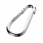 Серебристый карабин TOYFA Metal - ToyFa - купить с доставкой в Подольске