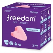 Женские гигиенические тампоны без веревочки FREEDOM normal - 3 шт. - Freedom - купить с доставкой в Подольске