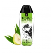Интимный гель TOKO Pear   Exotic Green Tea с ароматом груши и зеленого чая - 165 мл. - Shunga - купить с доставкой в Подольске