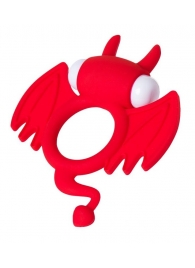 Красное эрекционное кольцо на пенис JOS COCKY DEVIL - JOS - в Подольске купить с доставкой