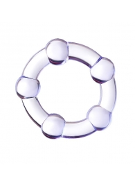 Фиолетовое эрекционное кольцо A-Toys - A-toys - в Подольске купить с доставкой