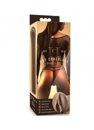 Коричневый мастубратор-вагина Nicole s Kitty - Blush Novelties - в Подольске купить с доставкой