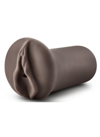 Коричневый мастубратор-вагина Nicole s Kitty - Blush Novelties - в Подольске купить с доставкой