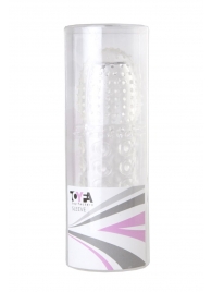 Прозрачная закрытая гелевая насадка - 13,5 см. - Toyfa Basic - в Подольске купить с доставкой