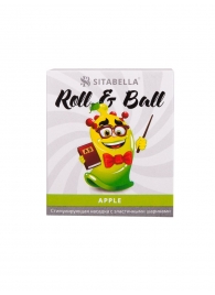 Стимулирующий презерватив-насадка Roll   Ball Apple - Sitabella - купить с доставкой в Подольске