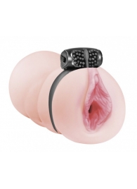 Мастурбатор-вагина с виброкольцом Satisfaction Darling - Lola Games - в Подольске купить с доставкой