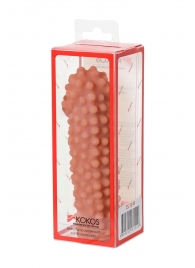 Телесная насадка на фаллос с бугорками KOKOS Extreme Sleeve 10 - 15,8 см. - KOKOS - в Подольске купить с доставкой