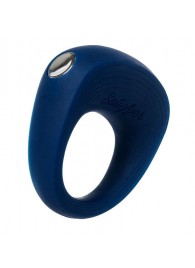 Синее эрекционное кольцо на пенис Satisfyer Ring 2 - Satisfyer - в Подольске купить с доставкой