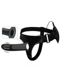 Полый страпон с вибрацией Vito - 17,3 см. - Baile - купить с доставкой в Подольске