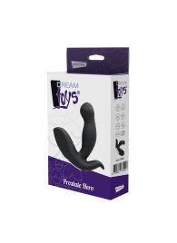 Черный вибромассажер простаты PROSTATE HERO - Dream Toys - в Подольске купить с доставкой