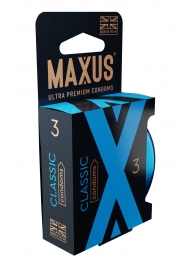 Классические презервативы в железном кейсе MAXUS Classic - 3 шт. - Maxus - купить с доставкой в Подольске