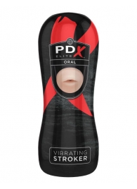 Мастурбатор-ротик Vibrating Oral Stroker - Pipedream - в Подольске купить с доставкой