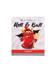 Стимулирующий презерватив-насадка Roll   Ball Cherry - Sitabella - купить с доставкой в Подольске