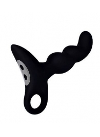 Черный силиконовый анальный вибромассажер-ёлочка Erokey - Erokay - в Подольске купить с доставкой