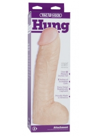 Огромная насадка-реалистик Vac-U-Lock Realistic Hung - 31,7 см. - Doc Johnson - купить с доставкой в Подольске