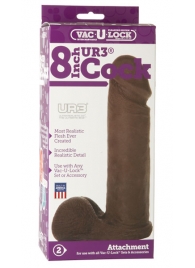 Насадка-реалистик Vac-U-Lock 8  ULTRASKYN Cock - 20,6 см. - Doc Johnson - купить с доставкой в Подольске