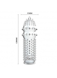 Закрытая прозрачная насадка Crystal sleeve - 14,2 см. - Erowoman-Eroman - в Подольске купить с доставкой