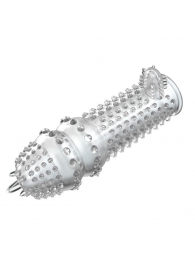 Закрытая прозрачная насадка Crystal sleeve - 14,2 см. - Erowoman-Eroman - в Подольске купить с доставкой