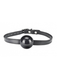 Кляп-шар из силикона с регулирующимся ремнем - Lux Fetish - купить с доставкой в Подольске