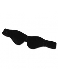 Мягкая черная маска на глаза - Lux Fetish - купить с доставкой в Подольске