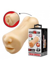 Двусторонний мастурбатор Gemini - ротик и вагина - Baile - в Подольске купить с доставкой