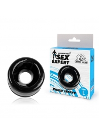 Чёрная насадка на помпу размера L - Sex Expert - в Подольске купить с доставкой