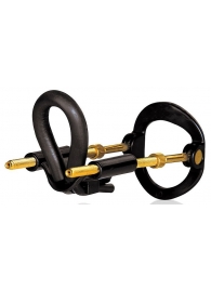 Черный экстендер-растяжитель пениса - Sex Expert - в Подольске купить с доставкой