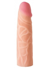 Телесная насадка на Harness с коннектором GREEN LINE - 18 см. - LOVETOY (А-Полимер) - купить с доставкой в Подольске