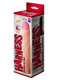 Насадка Harness с коннектором RED LINE - 21,5 см. - LOVETOY (А-Полимер) - купить с доставкой в Подольске