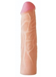 Телесная насадка на Harness с коннектором RED LINE  - 21 см. - LOVETOY (А-Полимер) - купить с доставкой в Подольске