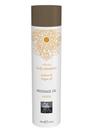 Массажное масло с ароматом жасмина с добавлением арганового масла - 100 мл. - Shiatsu - купить с доставкой в Подольске