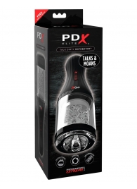 Прозрачный мастурбатор-ротатор с голосовым сопровождением Talk Dirty Rotobator - Pipedream - в Подольске купить с доставкой