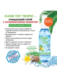 Очищающий спрей для игрушек CLEAR TOY Tropic - 100 мл. - Биоритм - купить с доставкой в Подольске